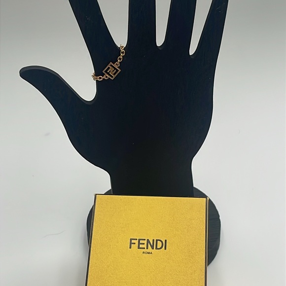 Fendi Jewelry - Fendi Gold Logo Chain Accessory